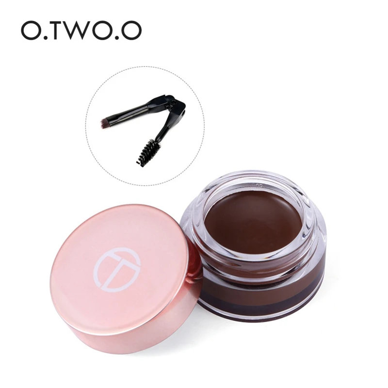 

O.TWO.O Eyebrow Gel 3D Natural Brown Eye Brow Shade Make Up Profesional Long Lasting Brow Paint Cosmetics With Brush