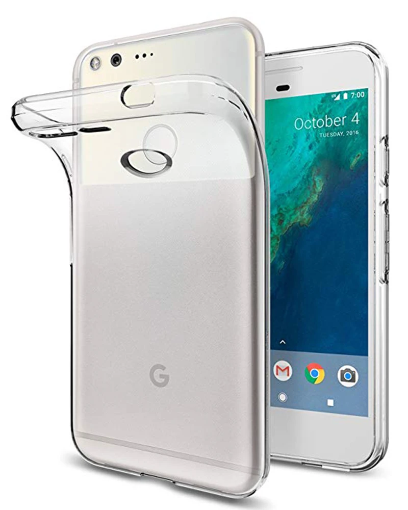 Ультратонкий Мягкий ТПУ прозрачный чехол для телефона Google Pixel 2 3 3a 4 XL 4a Fundas