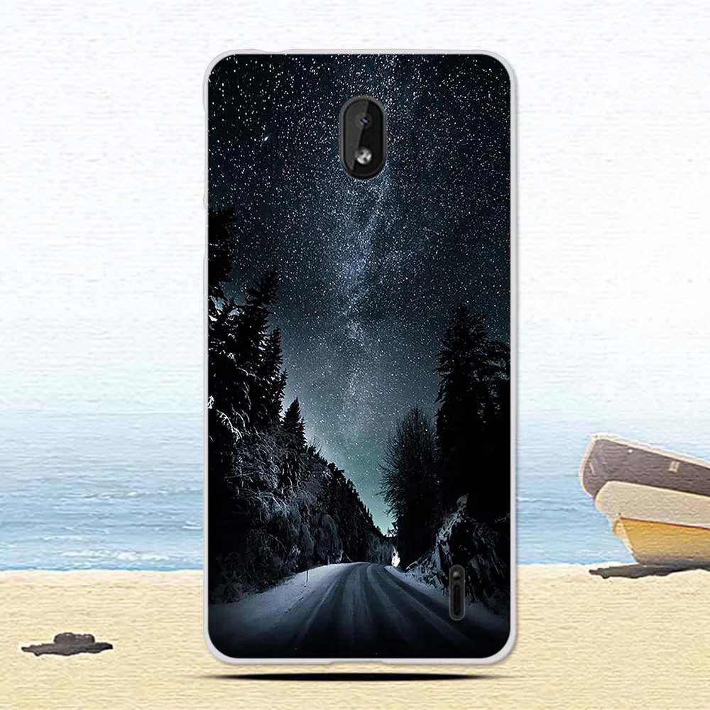 Случай для Nokia 1 Plus с цветочным рисунком, Мягкий Силиконовый ТПУ защитный чехол для Nokia 1 Plus, чехол для телефона s Capa Fundas - Цвет: 36