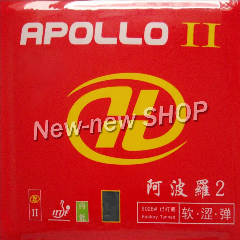 

Yinhe Apollo II Apollo2 Apollo 2 Apollo-2 Factory Tuned Black Pips-In Table Tennis PingPong Rubber with Sponge