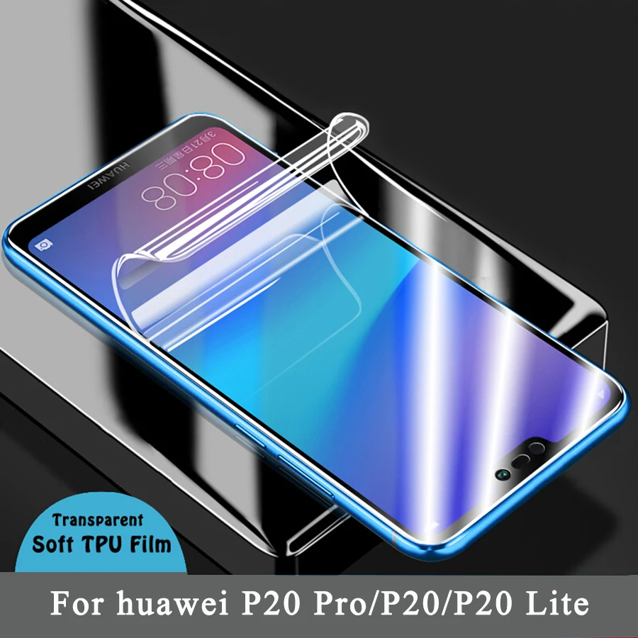 

for Huawei Nova 4 P20 Mate 20 Pro Lite Honor 10 8X P Smart Plus Soft Silicone TPU Screen Protector Full Cover Protective Film
