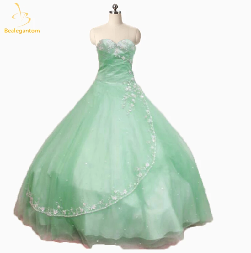 

Bealegantom Sweetheart Ball Gown Quinceanera Dresses 2019 Beads Sweet 16 Dress For 15 Years Debutante Vestidos De 15 Anos QA1236