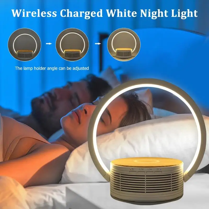 

Audio LED Table Desk Lamp Portable Wireless Charging Night Light