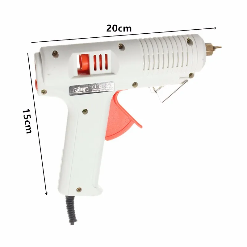 Профессиональный 150 Вт термоплавкий клеевой пистолет Электрический 100-240 в ЕС вилка Регулируемая температура инструмент для ремонта с 10 шт. 11x200 мм клеевые палочки