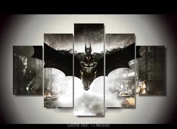 

Home decor for living room kids decor Wall Art Picture printed Batman Movie Poster oil Painting on canvas art prints /PT0124