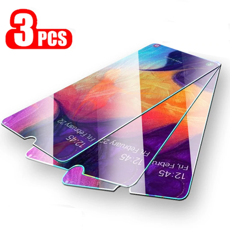 3 шт Защитное стекло для samsung Galaxy A50 A30 A70 закаленное защитное экрана M20 M30 A20 A40 A80 A60 |