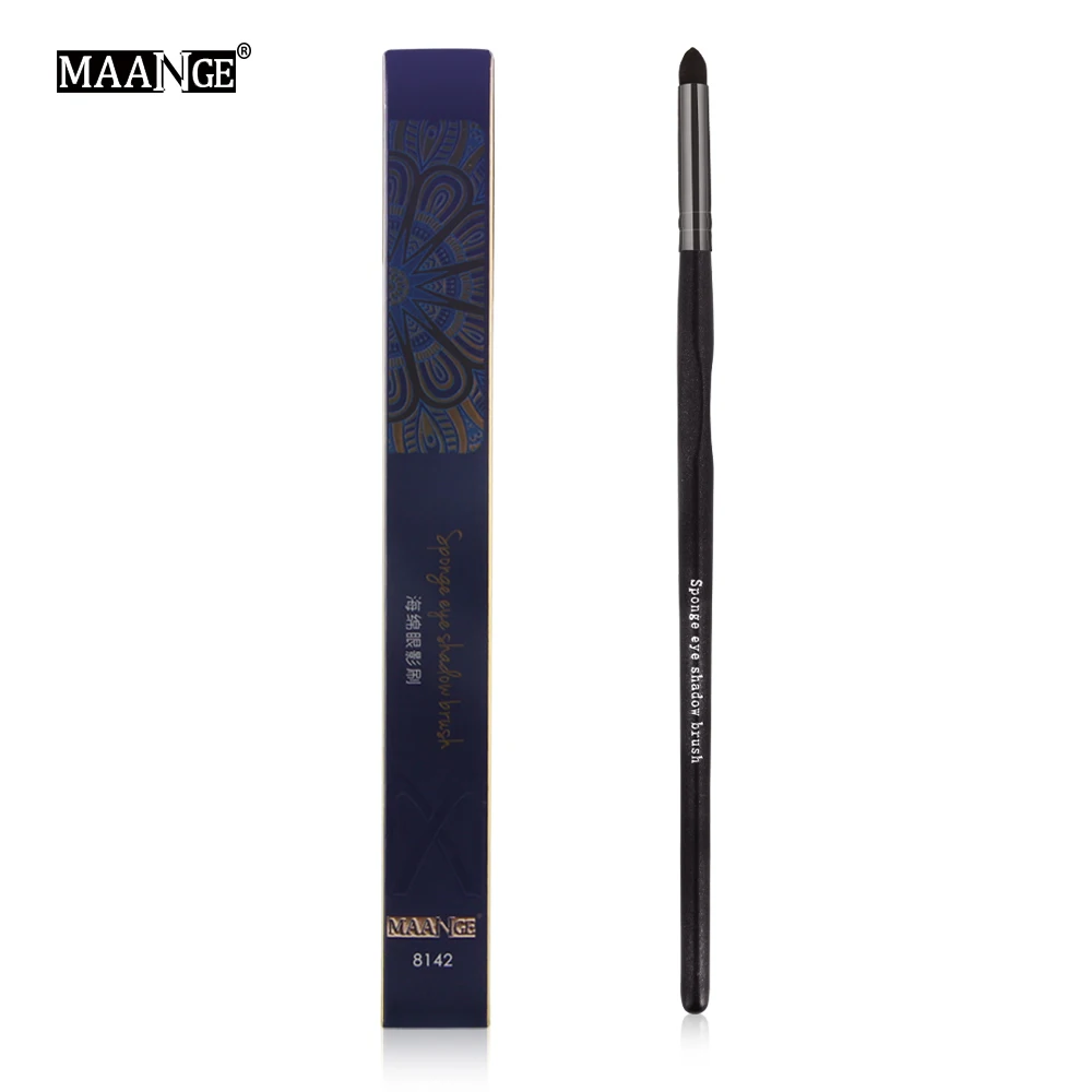 

MAANGE 1Pcs Eyeshadow Sponge Brush Stick Portable Eye Shadow Eyeliner Eyebrow Lip Brush Applicator Eyes Makeup Cosmetic
