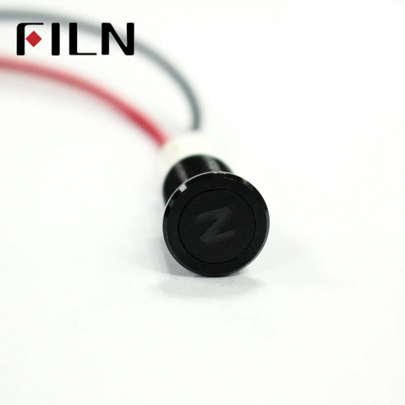 Waterproof FILN 12V LED Car Boat LED Warning Dashboard Signal Lights Instrument Pilot Lamp 220V 10mm (3)
