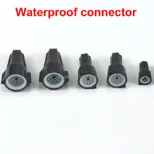 Outdoor Waterproof Silicone Wire Connectors screw terminal electric terminator quick splice cable nuts wire connection Ground