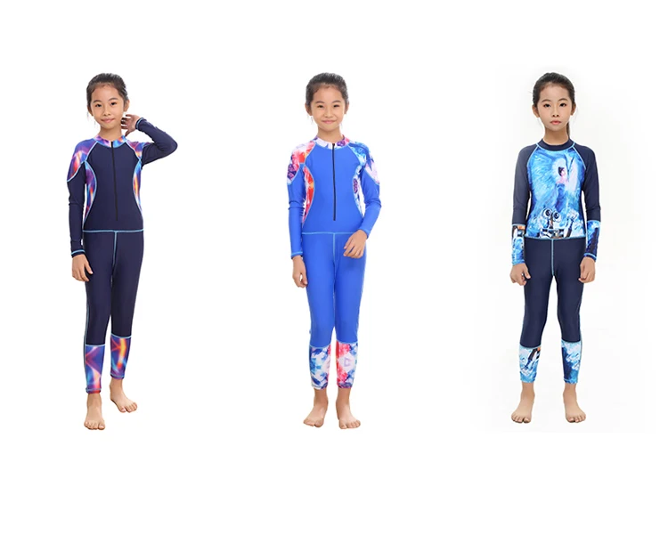 Спортивный купальник с длинными рукавами для девочек, высококачественный детский купальник, полосатая блузка, Спортивный Купальный костюм для маленьких девочек, От 7 до 14 лет