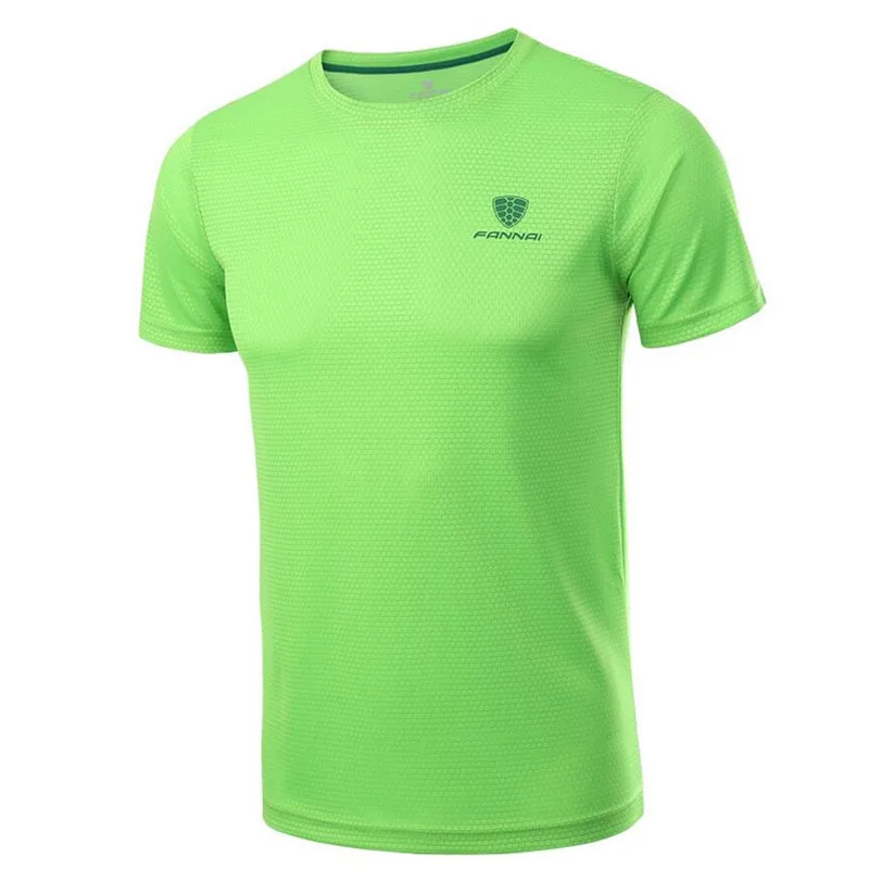 Camisetas de tenis para hombre camisetas deportivas al aire libre cuello redondo secado rápido transpirable correr bádminton camisetas de manga corta para hombres camiseta