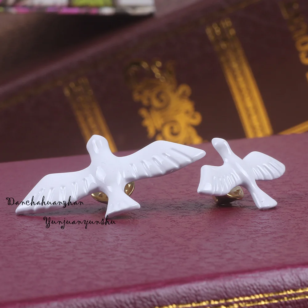 YuanShuo 2016 geometric Rainbow rabbitRainbow Coat brooch