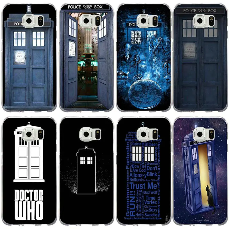 

Phone Cases for Samsung Galaxy Note 3 4 5 8 S3 S4 S5 Mini S6 S7 S8 S9 S10 Lite Edge Plus Tardis Dr Doctor Who Police Call Box