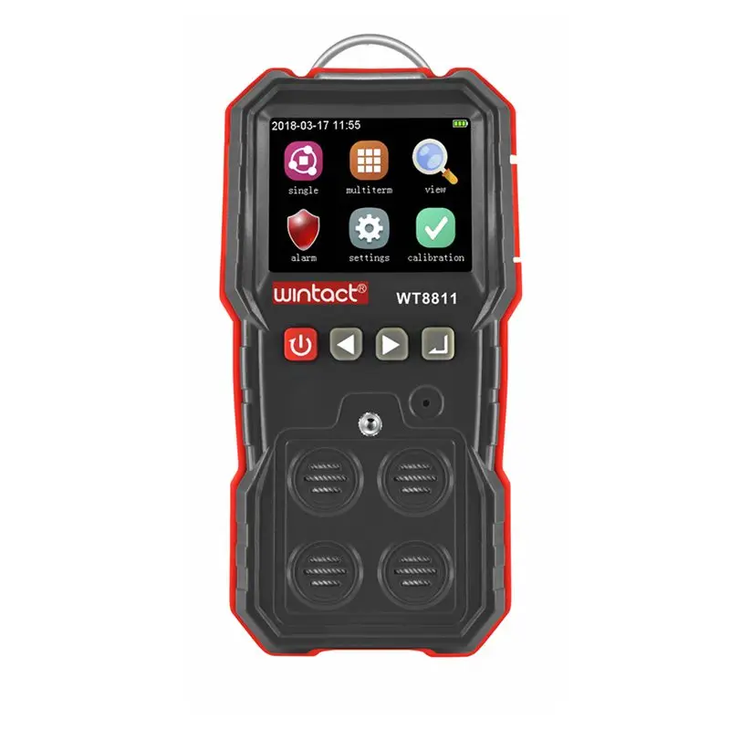 

4in1 Gas Detector CO Monitor Carbon Monoxide Detector Hydrogen Sulfide Oxygen Combustible Gas Tester Sound Light Vibration Alarm