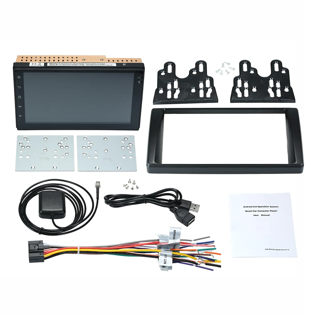 Discount 2 Din Car Stereo Radio Player 7 Inch Autoradio Multimedia Player WiFi GPS Navigation for Toyota Camry 2002-2006 American Version 7