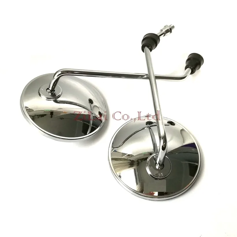 LMoDri 2 шт./пара, зеркало заднего вида для мотоцикла, зеркала заднего вида для электрического велосипеда, боковое зеркало для мопеда, 8 мм, круглое