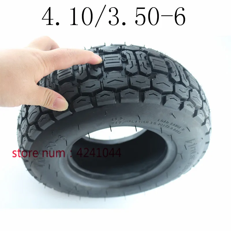 

4.10/3.50-6 Scooter Tires 6" Lawn Mower/Snow&Mud Tyre 4.10/3.50-6 mobility scooter tire without inner tuber