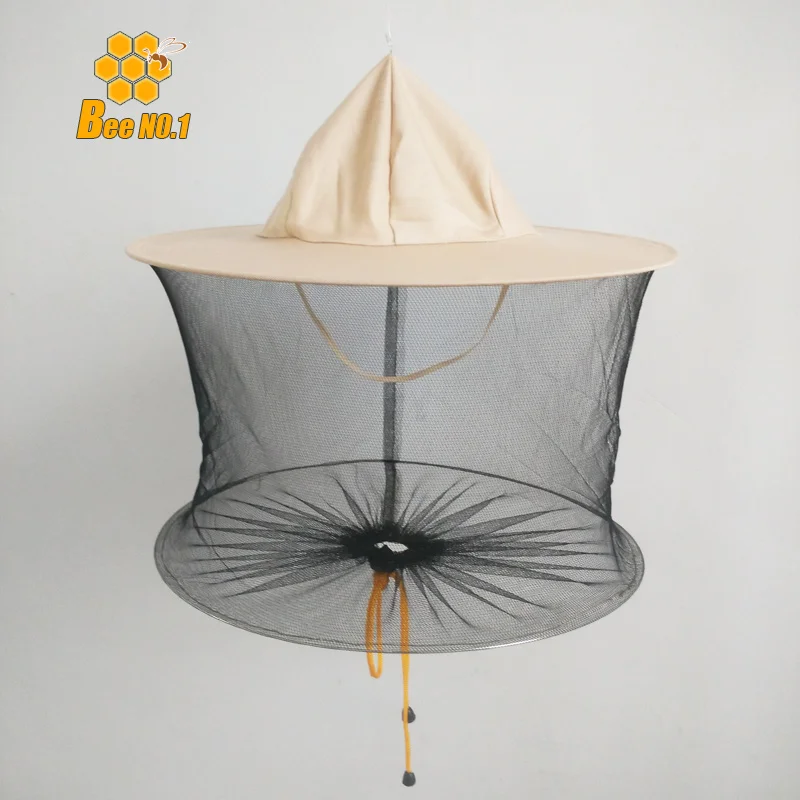 

High Quality Beekeeping Hat Face Protector Bee Protective Cap Insect Fishing Mesh Mask Net Fishermen Clothing New Free Shipping