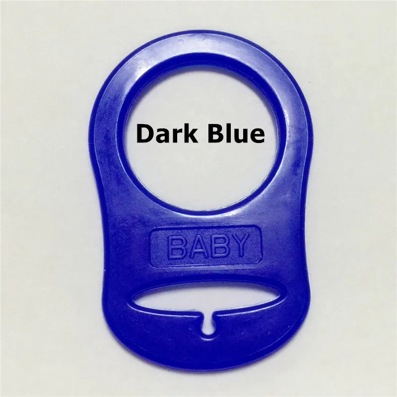 15 шт. BPA бесплатно детская безопасная силиконовая соска mam пустышка держатель цепи Адаптер кольца для соски NUK - Цвет: Dark Blue