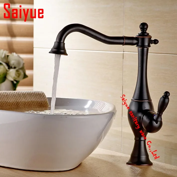 

2016 New arrival bathroom sink faucet mixer tap single holder/hole deck mounted oil rubbed bronze robinet salle de bain