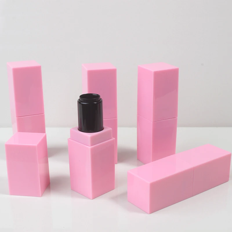 150pcs/lot 4ml Empty Lipstick Tubes Pink cute Lip balm Container DIY