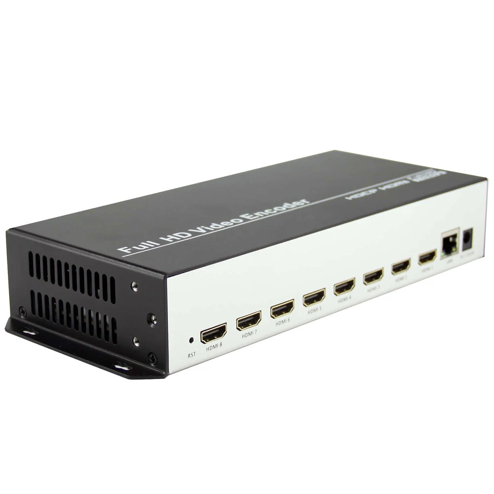 8 Каналы HEVC H.265 H.264 HD HDMI к IP видео кодер IPTV прямые трансляции шифратор с UDP HLS RTMP RTSP