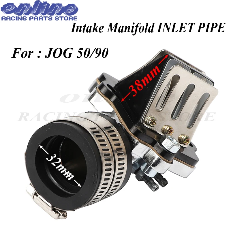 

Performance carburetor Intake Manifold pipe interface Reed Valve for 2 stroke scooters moped PWK PE KOSO JOG 50 90 1E40QM