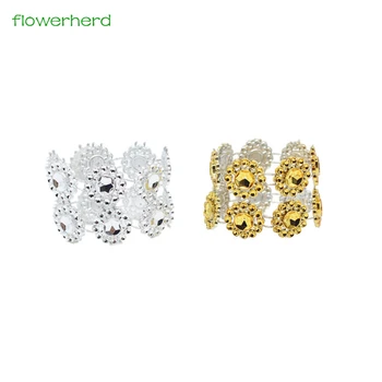 

10pcs/lot Silver Golden Sun Flower Beautiful Napkin Ring Mouth Cloth Napkin Ring Seat Ring Table Decoration Party Decoration