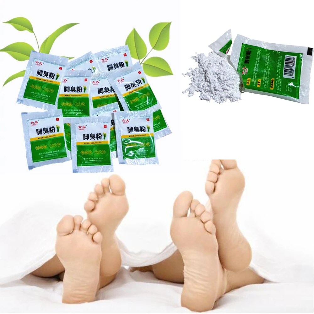 

10Bags Fungal Infections Foot Bath Powder Feet Care Athlete's Foot, Foot Odor, Sweat, Itching, Peeling, Beriberi D211