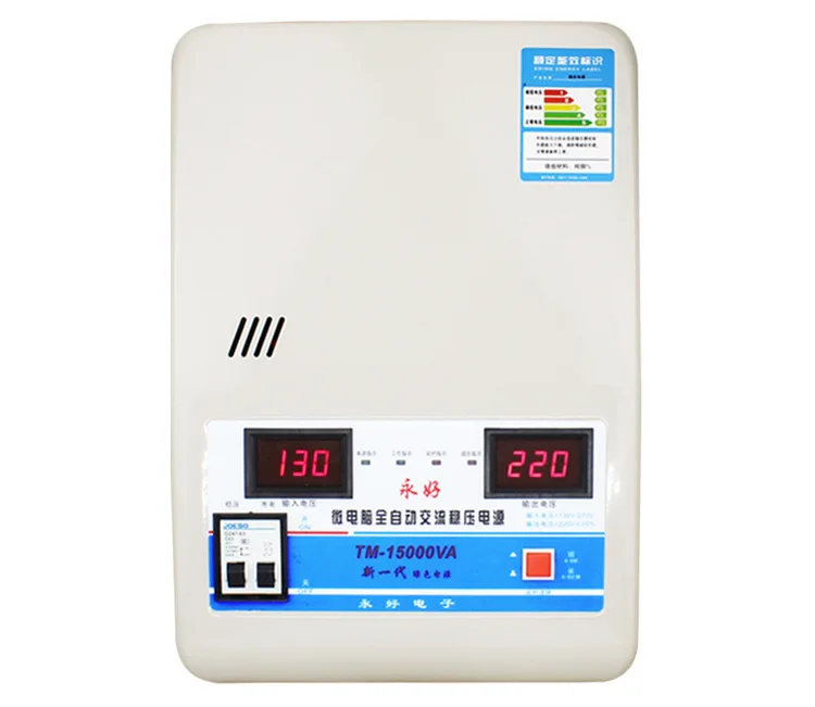 

15KVa Voltage Stabilizer With Input Voltage 120V-270V & Output 220V Household Automatic Stabilized Power Supply Tool TM-15000VA