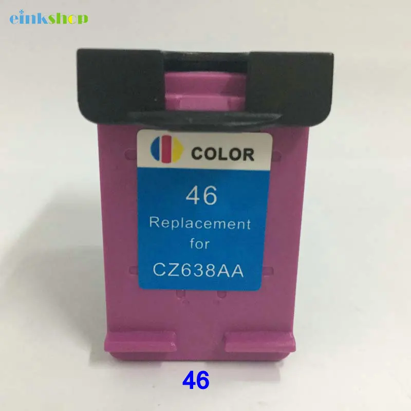 Картридж для принтера Einkshop совместимый с HP 46 46xl DeskJet 2029 2529 4729 2020hc 2025hc 2520hc xl|ink