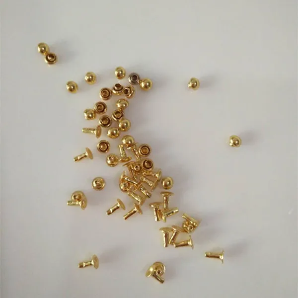 mushroom nail 3mm gold 2