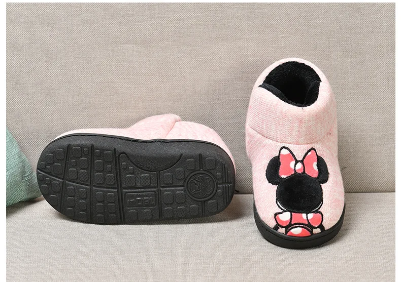 Sapatos de Bebê Disney Mickey Minnie Inverno Crianças Algodão Chinelo Sapatos Meninos - Meninas Indoor Aquecimento Casa Criança 2020 Mod. 312221 21 Beauty & Health