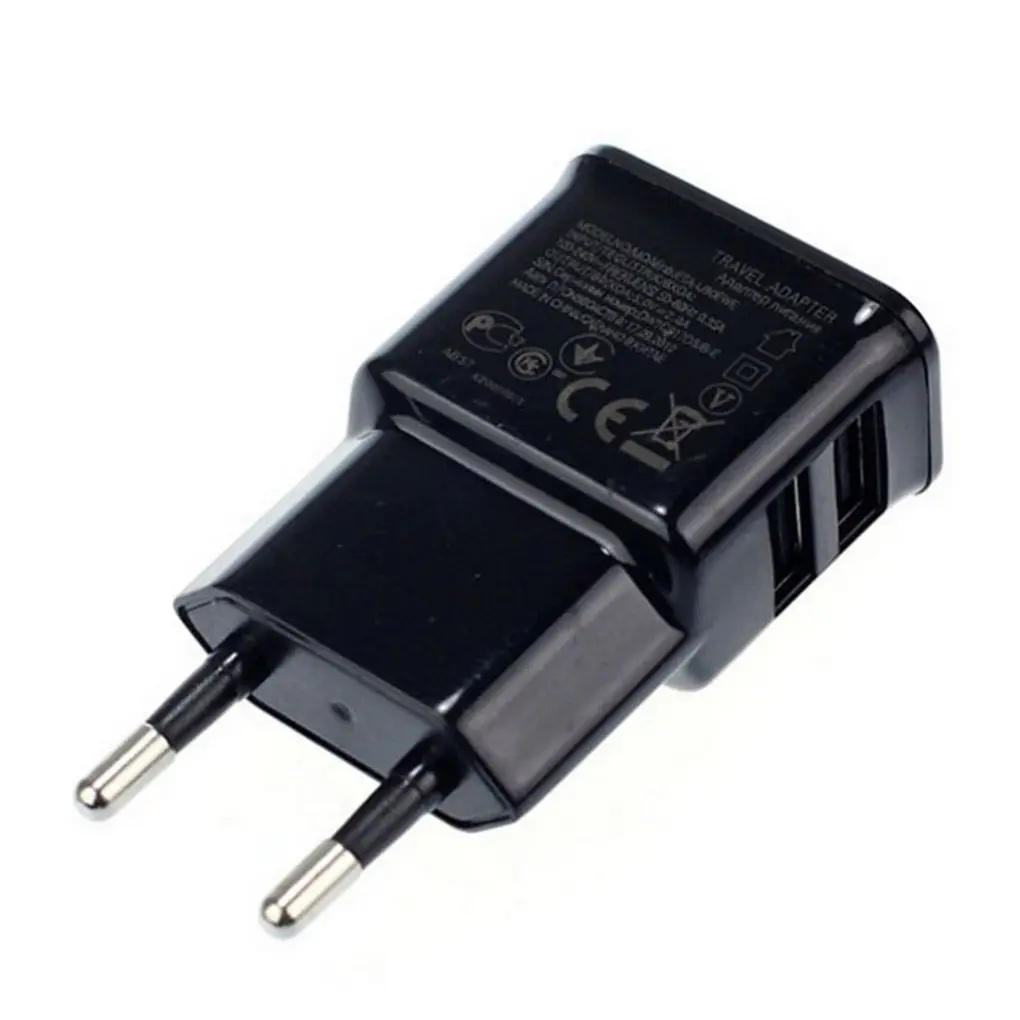 5V 2A EU Plug 2 USB адаптер, настенное зарядное устройство для мобильного телефона, микро-зарядное устройство для samsung