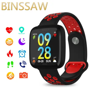 

Fitness Bracelet F15 Sports Wristband Heart Rate Monitor Pedometer Cycling Mode Women Smart Watch Men IP67 for IOS Android+BOX