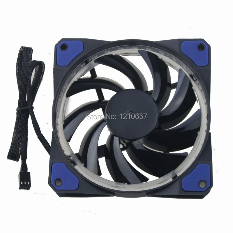 Вентилятор охлаждения Eclipse 12V LED 32 Blue Light 120mm x 25mm 2 шт. в партии|cooler fan|fan for pccooling fan pc |