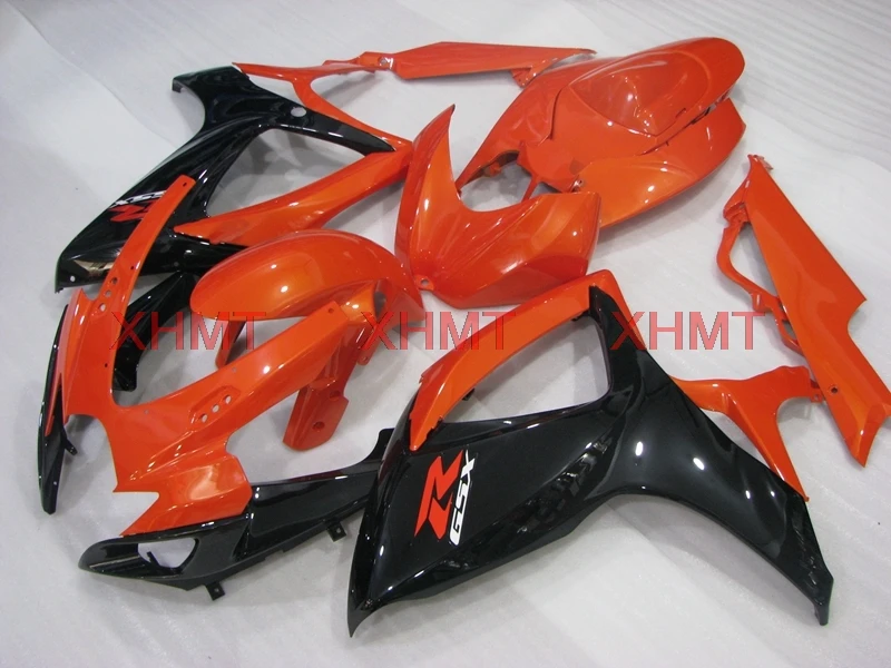 Для GSXR750 2006-2007 K6 мотоцикл обтекатель GSX-R600 06 мотоцикл обтекатель для Suzuki GSXR750 07 оранжевый черные Пластиковые обтекатели