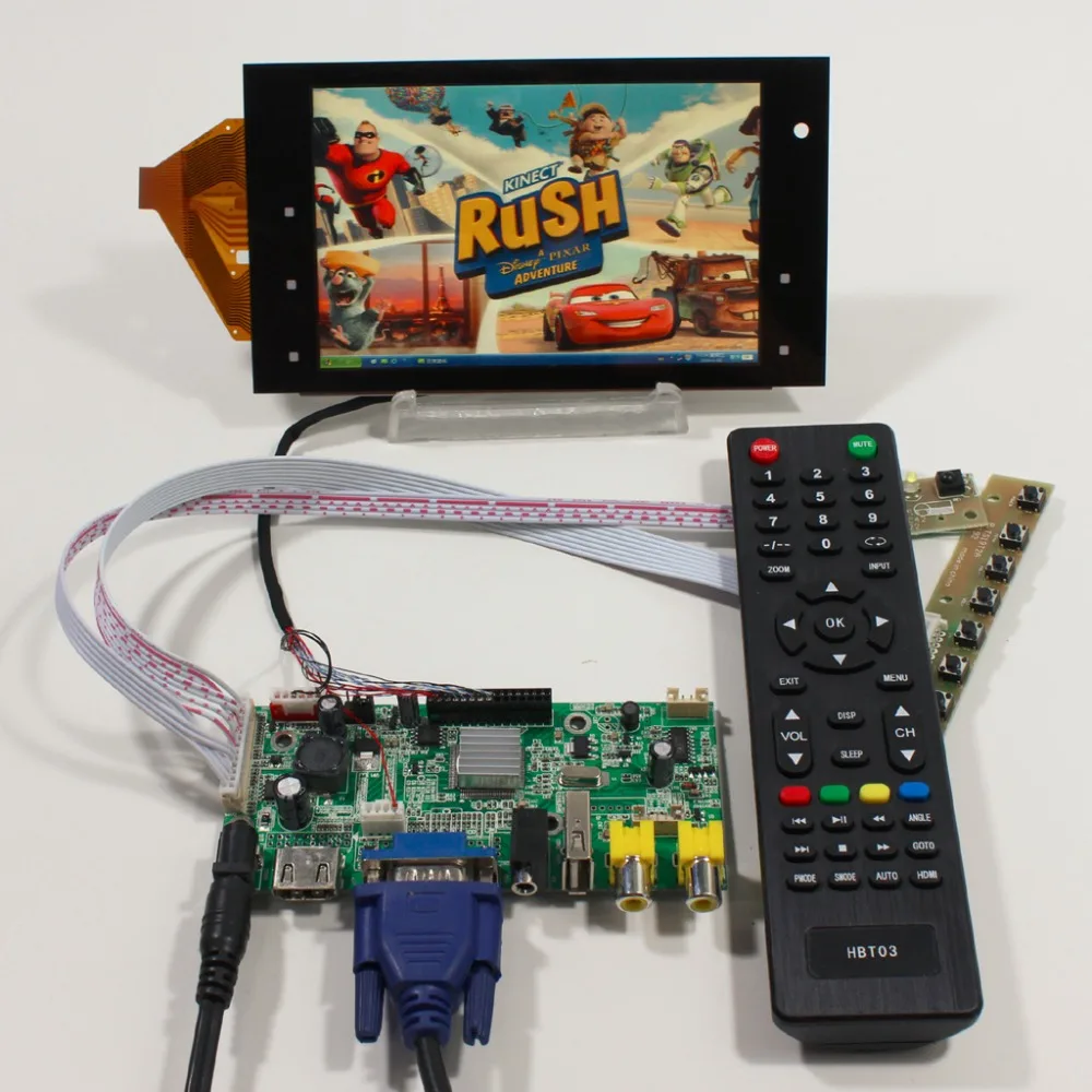 

HDMI+VGA+2AV+USB+Audio LCD controller board VS-V59AV-V1+5.6inch 1280x800 HV056WX2-100 LCD panel