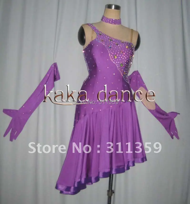 

Free shipping,100% New Competition Latin Dance Dress Standard dress(each colour,ecah size)-KAKA-B223