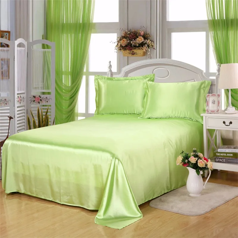 Waliicorners 4Pcs Silk Black White Color Silk Bedding set King Queen size Bed set Solid color Brief Duvet cover set Bedclothes bed linen set 39 IMG_2276