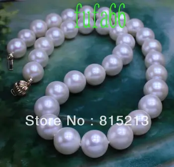 

ddh001534 NATURAL NOBLE!ELEGANT!12-15MM WHITE AKOYA PEARLS NECKLACE (B0409)