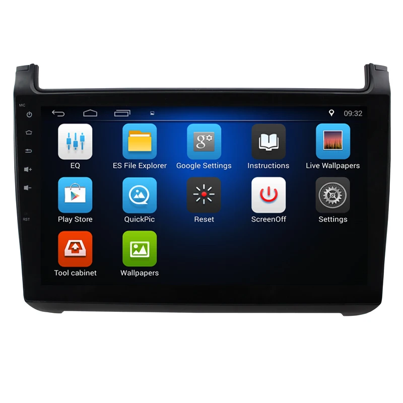 Best 9" Quad core Car radio for VW POLO 2011 android 8.1 car DVD player with WiFi steering wheel control Bluetooth RDS 21