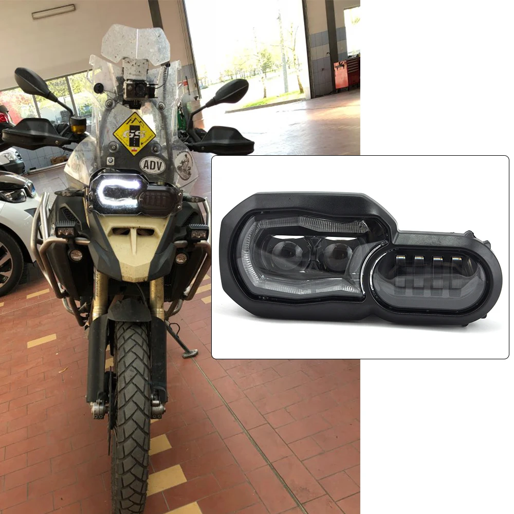 KEMiMOTO for BMW F700GS F800GS Adv F800 GSA Complete LED Projector