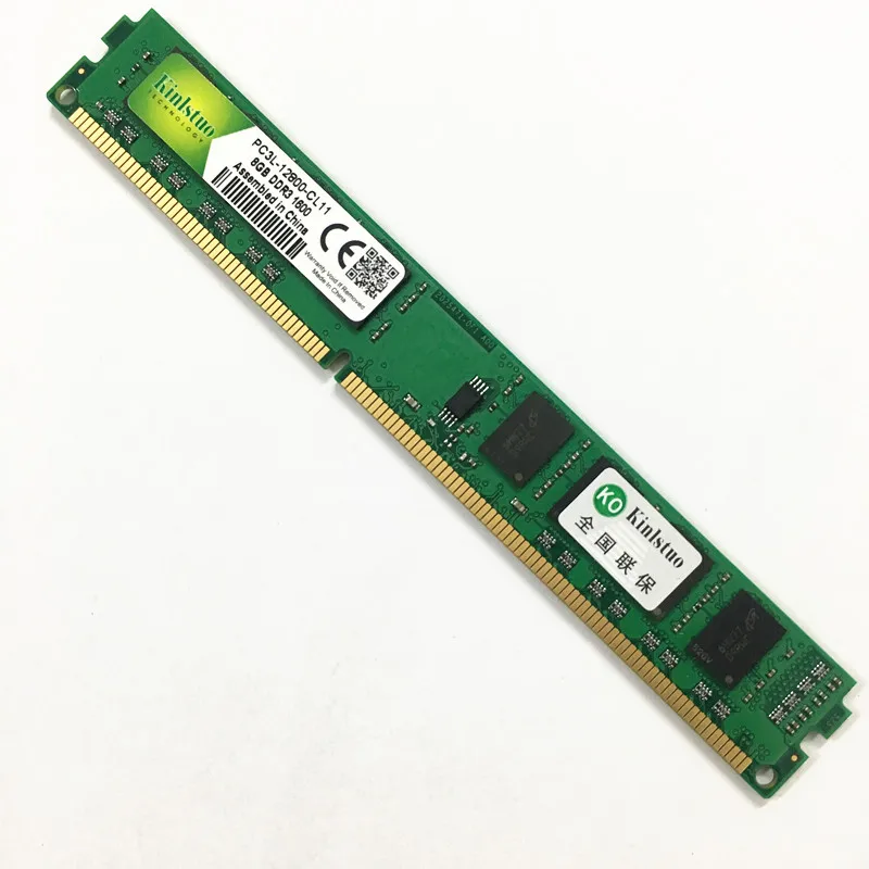 Kinlstuo DDR3 Оперативная память DDR3L 8 GB 1600 MHz PC3L-12800 DIMM 240PIN рабочего Память 1,35 V низкого напряжения