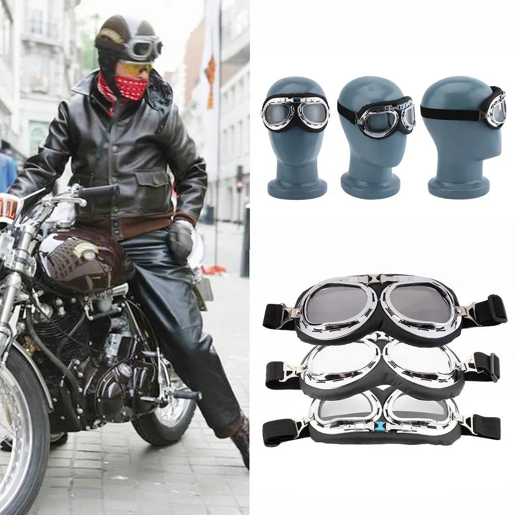 

Classic Anti-UV Safety Scooter Antiglare Goggles Helmet Glasses Multicolor Motocross Spectacle Cheap Outdoor Sports Accessory