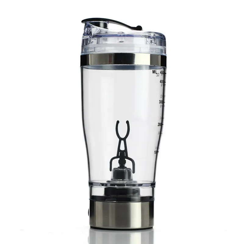 Creative automatic mixing bottle fitness protein powder shake bottle