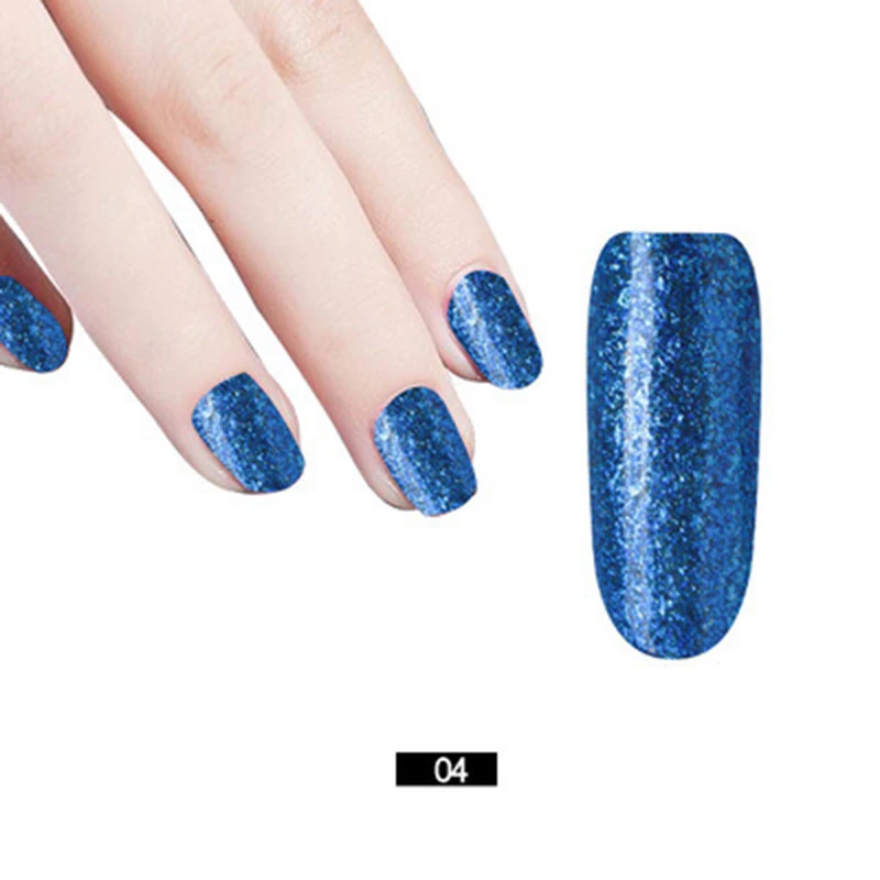 Блестящий лак для ногтей блестящий эффект блеск маникюр Дизайн УФ светодиодный