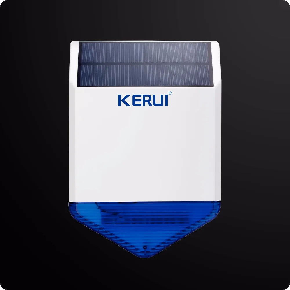 W18 WIFI GSM ladrón casa Sistema de alarma de seguridad panel táctil 1080 P Wifi cámara IP al aire libre Solar sirena Sensor de Gas cámara Wifi - 5