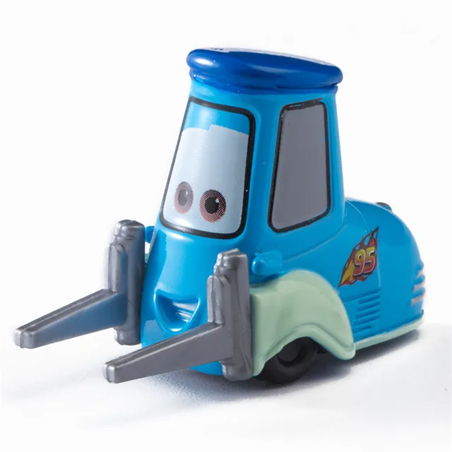 Guido Disney Pixar Cars 2 3 Mother Lightning McQueen Mater Jackson Storm Ramirez 1:55 литая металлическая модель из сплава игрушка автомобиль подарок для ребенка - Цвет: Guido