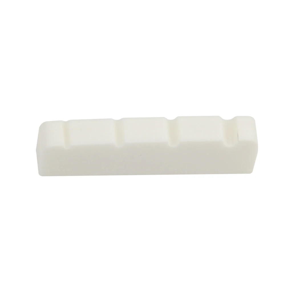 Natural Buffalo Bone Nut Slotted for 4 String Electric Bass Guitar Musical Accessory